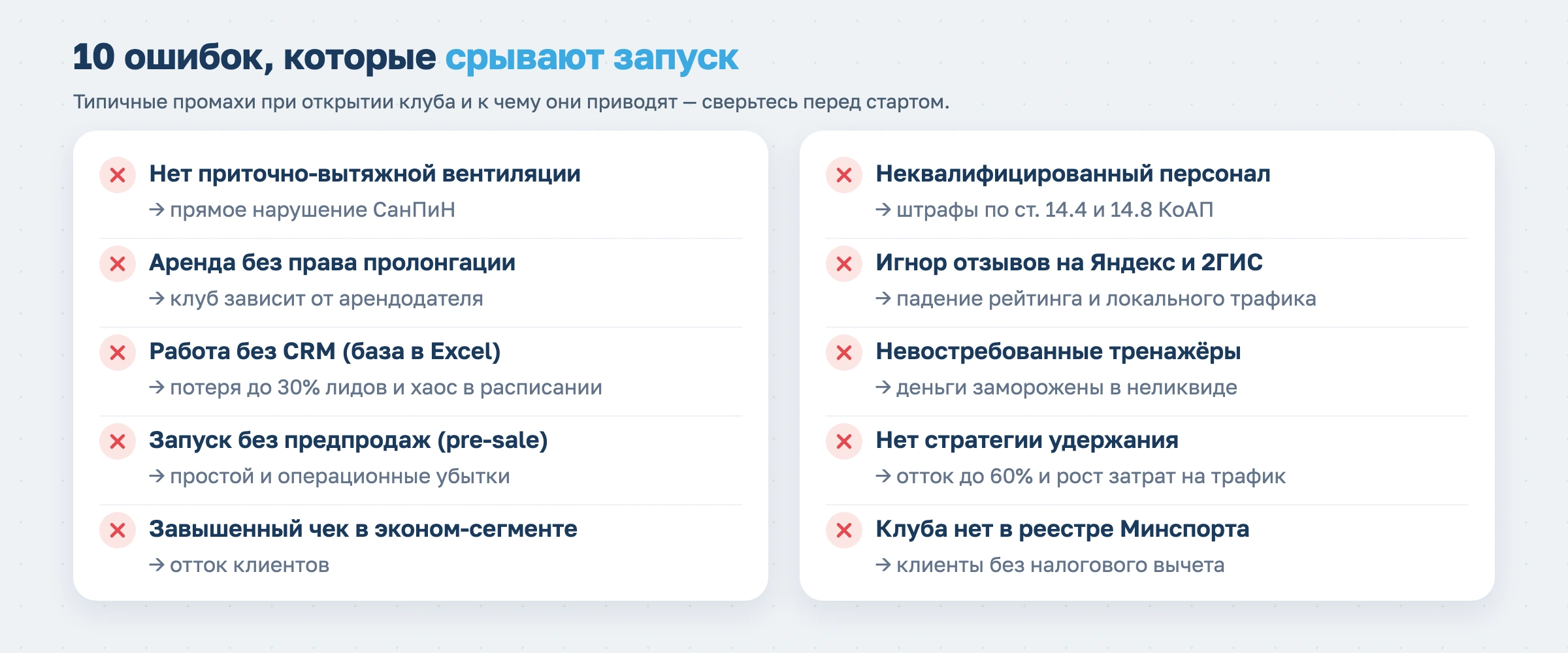 Как открыть фитнес-клуб с нуля в 2026 году